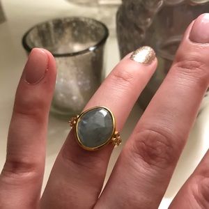 Leah Alexandra aquamarine ring